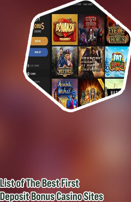 Best 1st deposit casino bonus