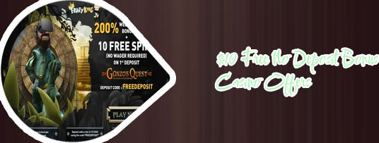 Online casino 10 welcome bonus no deposit